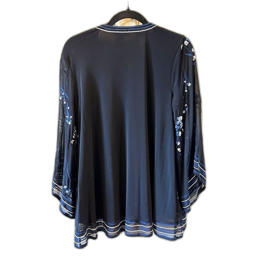 ALFANI Embroidered Blouse - Size Small - Picture 3 of 5